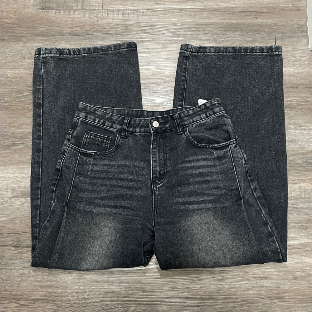 High Rise Black Jeans - Picture 5 of 7